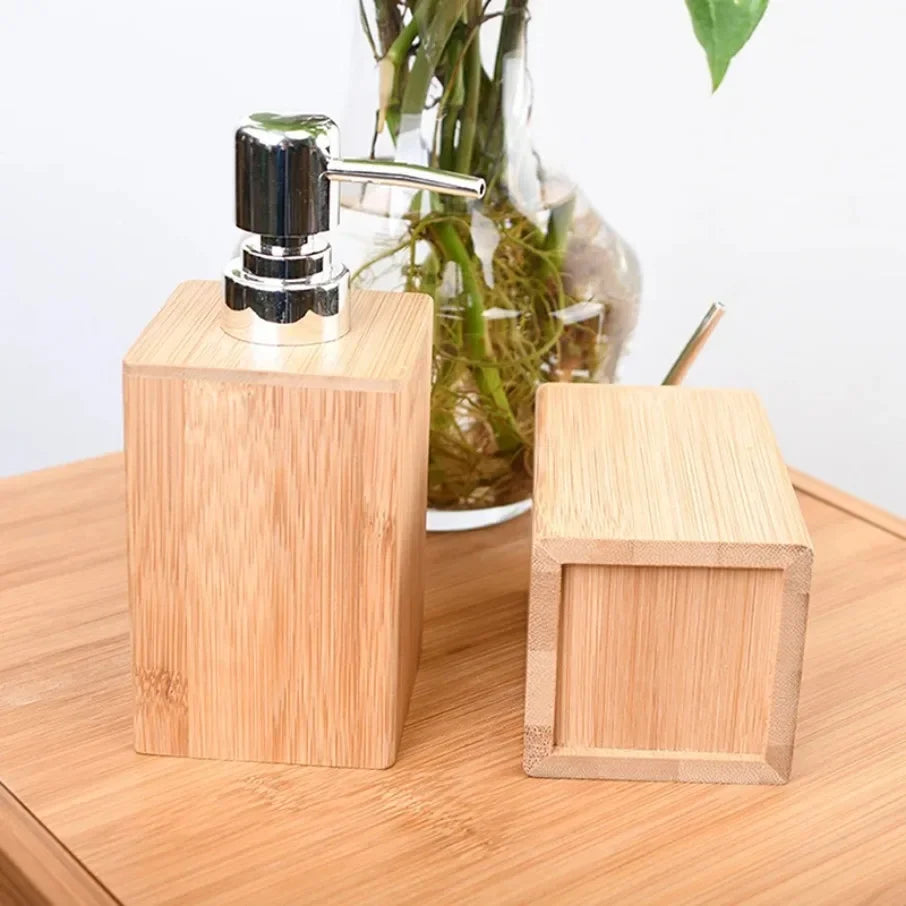distributeur de savon liquide avec pompe pour salle de bain - vue 6 sur 7