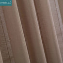 Rideau voilage rayures style europeen pour salon chambre