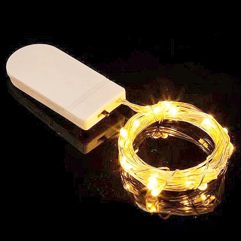 lot de 6 guirlandes lumineuses à led pour fêtes et Noël - vue 6 sur 6