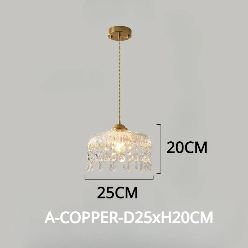 suspension en verre moderne design rétro pour décoration intérieure luxe - vue 13 sur 13