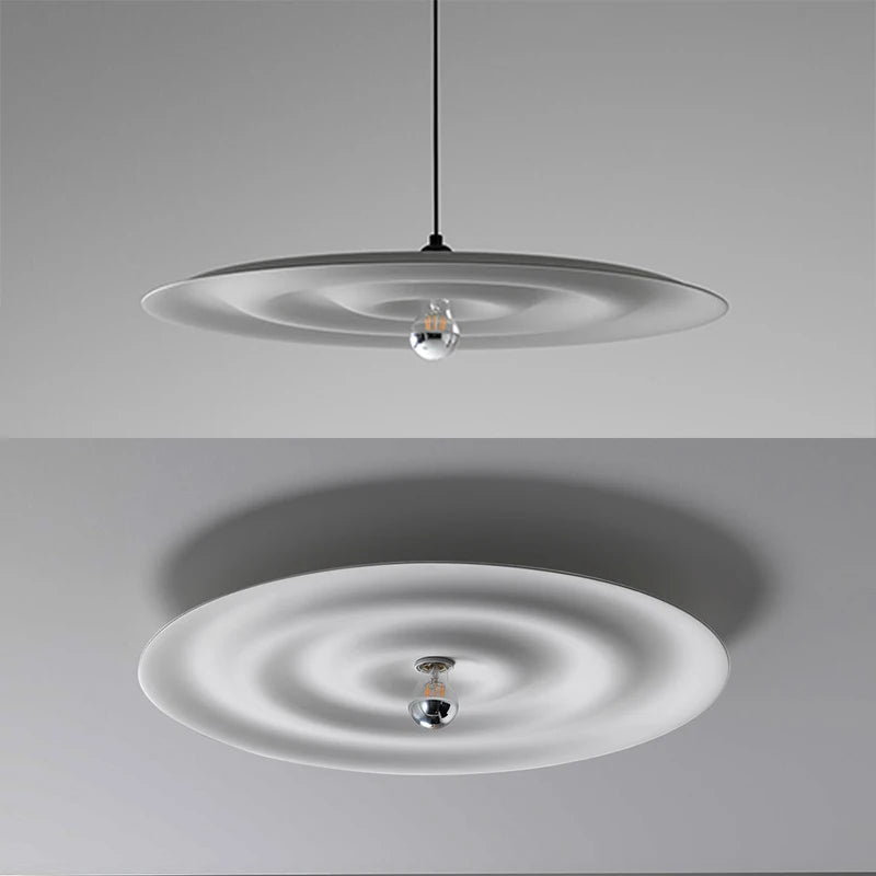 lampe de luxe ufo en aluminium suspension décorative - vue 6 sur 12