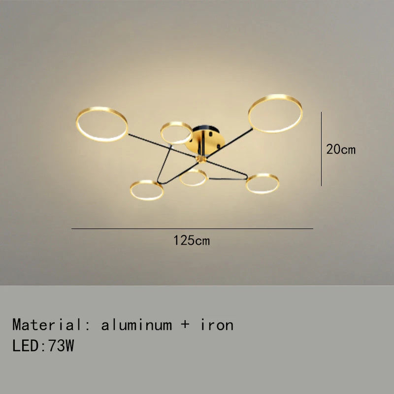 Minimalistische LED-Deckenleuchte 3 Farbtemperaturen dekorative Innenleuchte - vue 16 sur 30