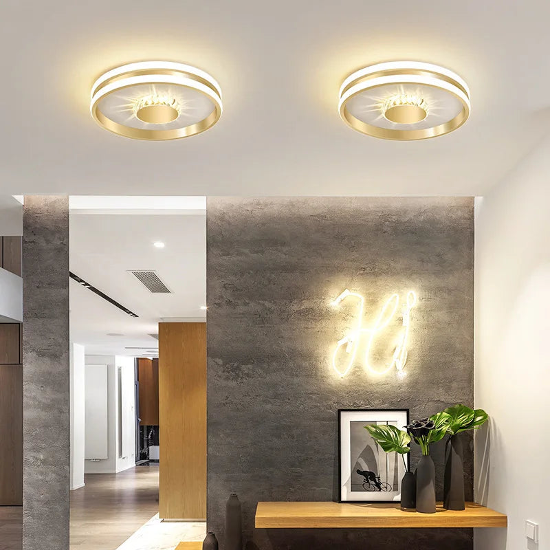 Plafonnier LED design rond ou carré - vue 5 sur 10