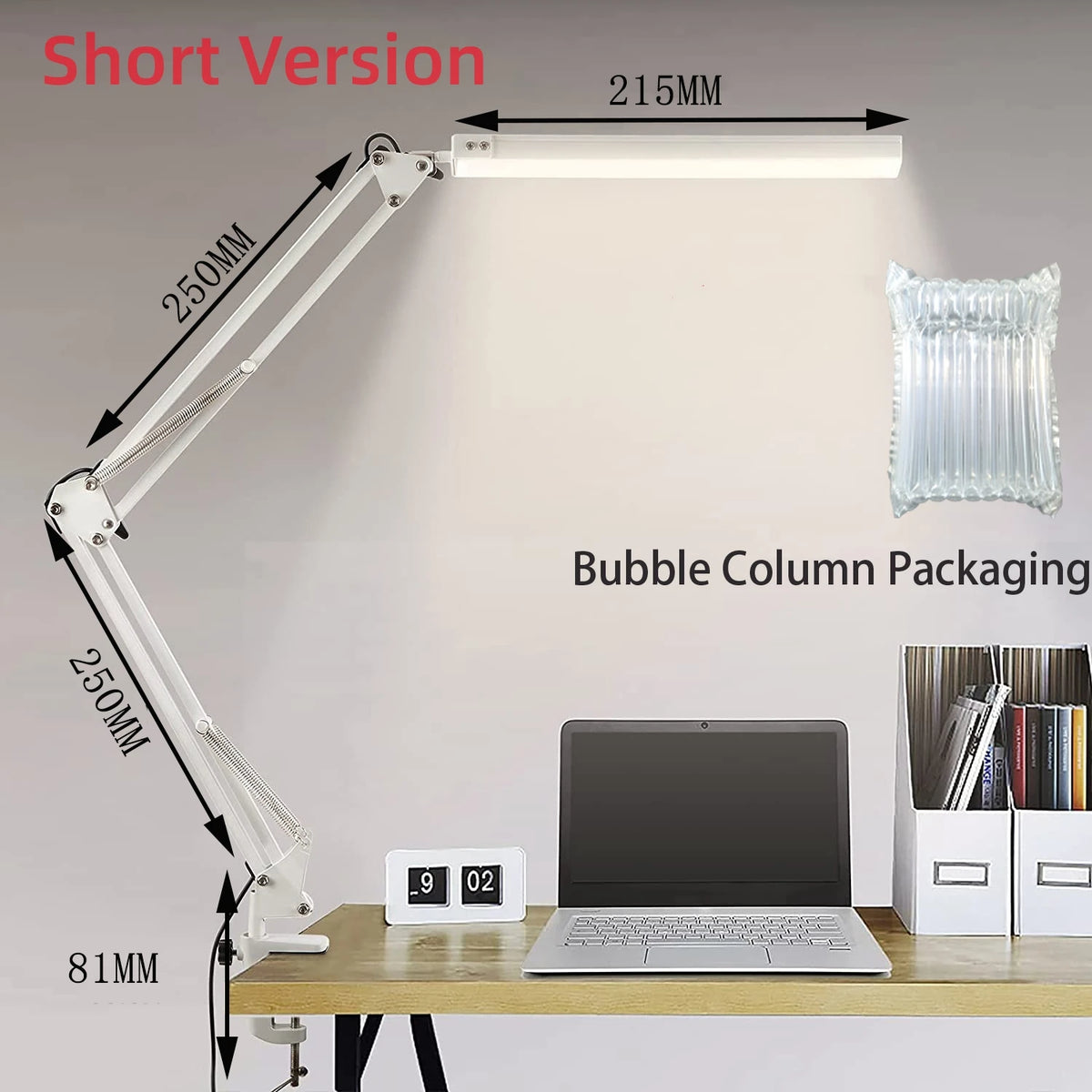 Lampe de bureau LED avec pince 10W - vue 13 sur 18