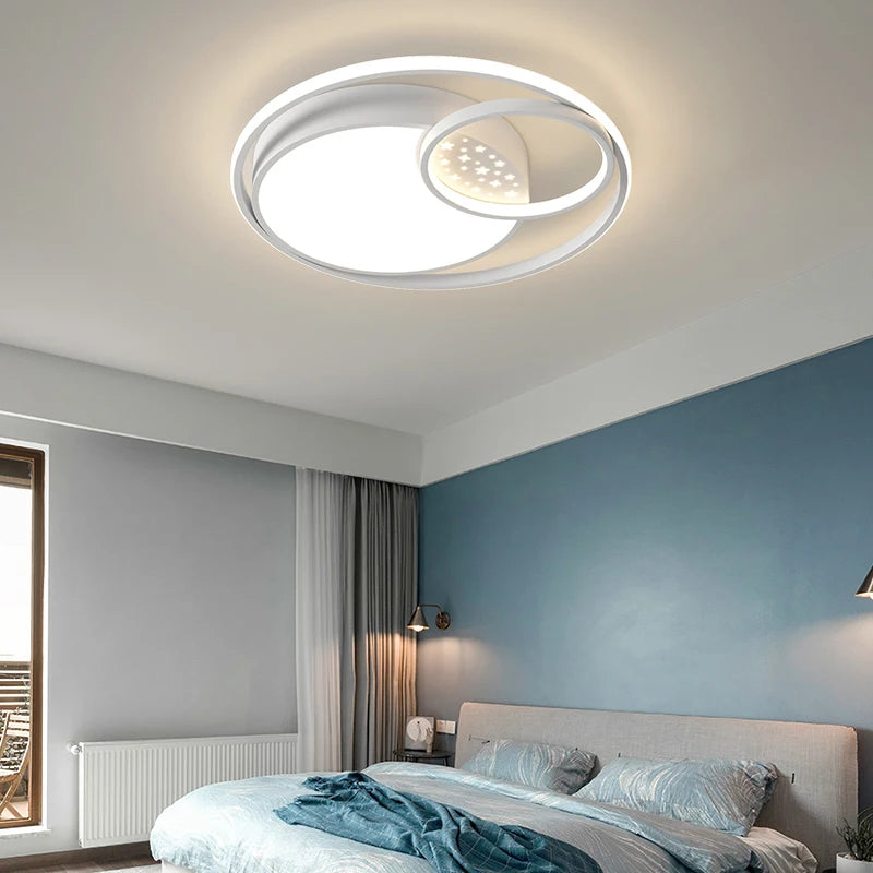 plafonnier led moderne minimalist éclairage intérieur décoratif pour maison - vue 4 sur 12