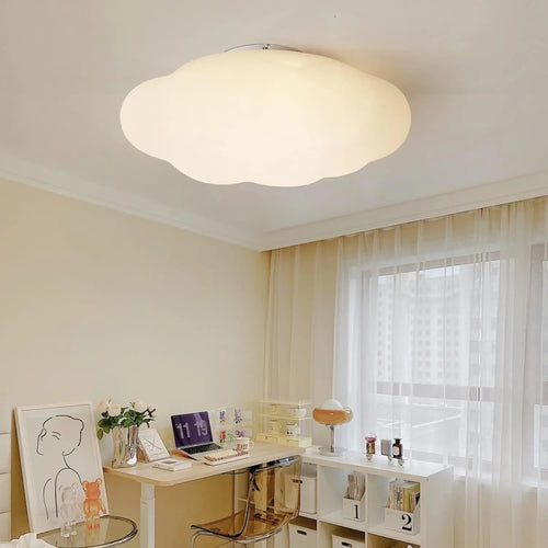 plafonnier led moderne en forme de nuages pour ambiance décorative