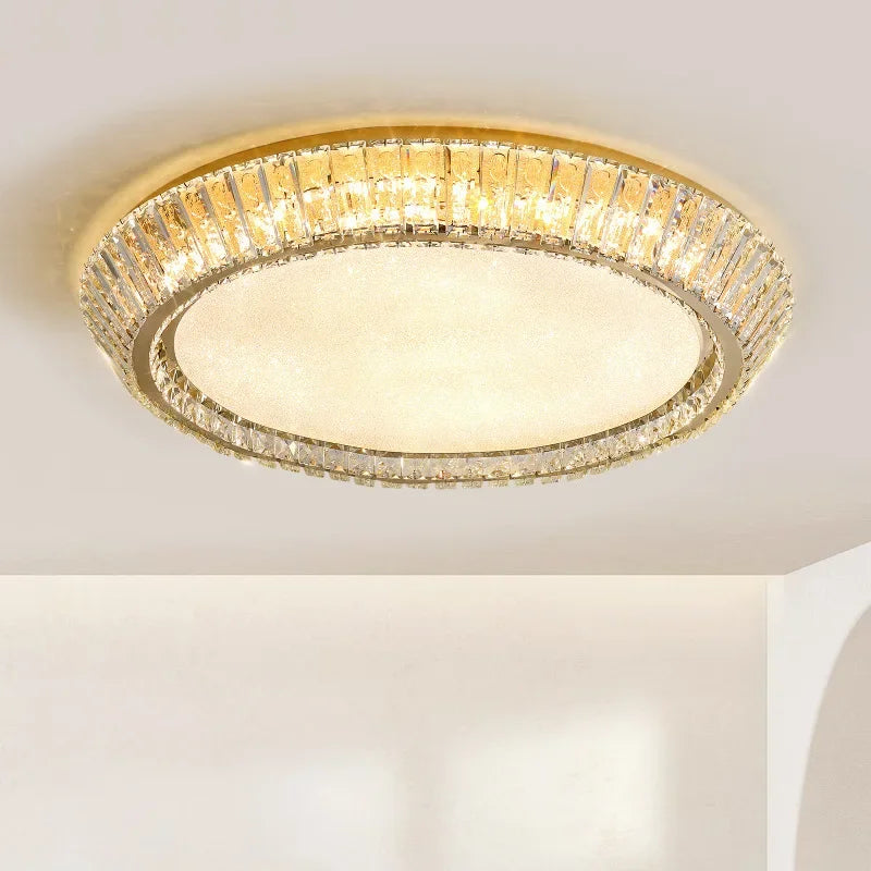 plafonnier en cristal de luxe pour décoration intérieure élégante - vue 5 sur 10