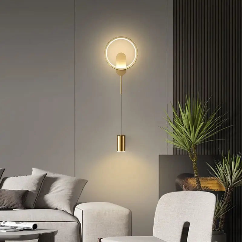 applique murale moderne à led luminaire suspendu décoratif et idéal - vue 5 sur 9