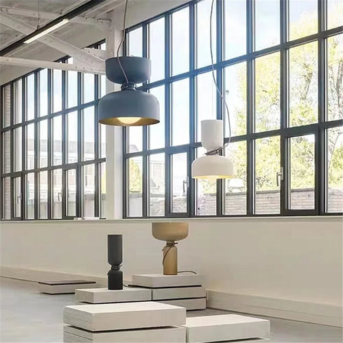Moderne Pendelleuchte mit zwei Köpfen für den Innenbereich - vue 6 sur 16