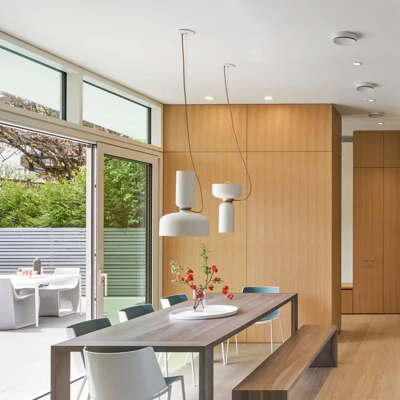 Moderne Pendelleuchte mit zwei Köpfen für den Innenbereich - vue 3 sur 16