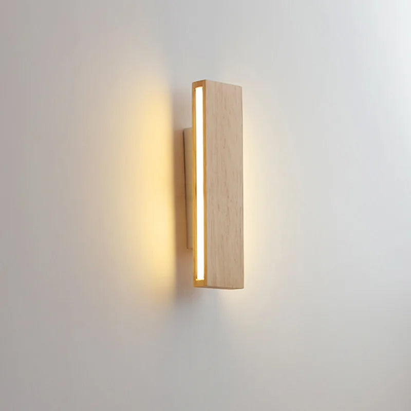 Applique murale LED rotative en bois - vue 4 sur 9