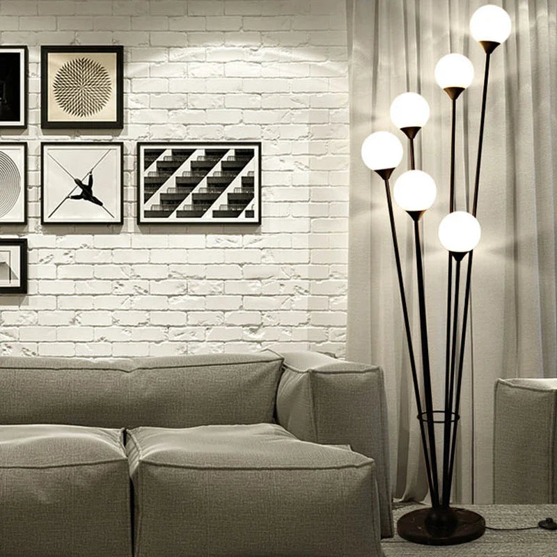 Lampadaire Led trapézoïdal minimaliste moderne - vue 5 sur 8