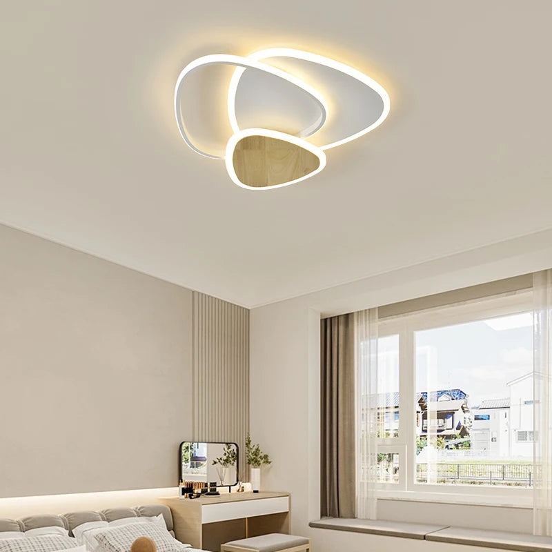 lustre led moderne en acrylique pour éclairage intérieur - vue 5 sur 12
