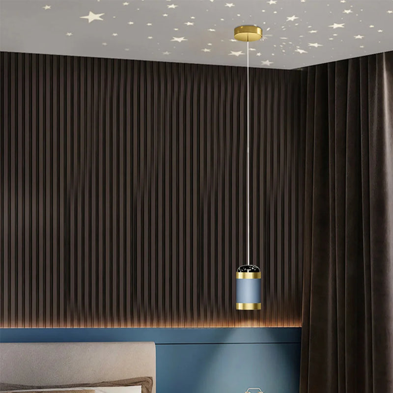 suspension moderne à projection d'étoiles pour décoration intérieure