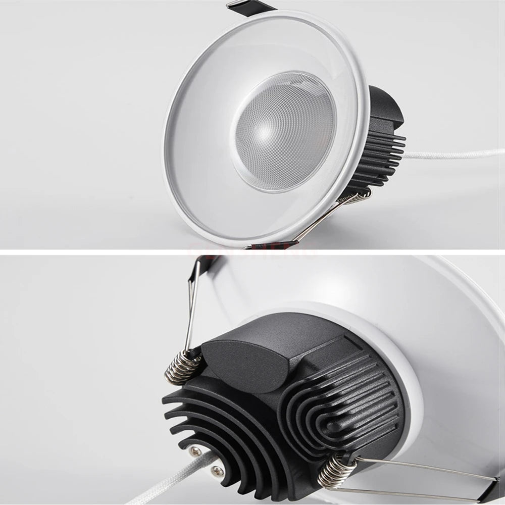 plafonnier led encastré à intensité variable pour décoration intérieure - vue 4 sur 5