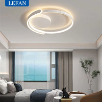 Moderne LED-Deckenleuchte in Ringform für den Innenbereich