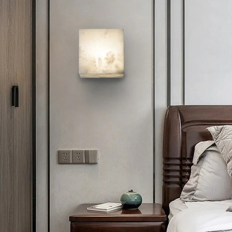 applique murale en marbre cubique pour intérieur moderne - vue 5 sur 7