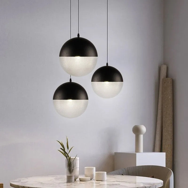 lampe suspendue moderne led intérieur salon chambre étude banquet - vue 2 sur 24