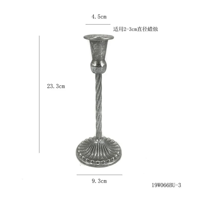 lustre en métal romantique pour décorations de mariage et dîner - vue 18 sur 29