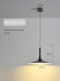 lustre moderne en forme de corne lumineuse led pour décoration intérieure