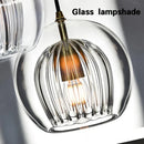 Moderne Pendelleuchte aus Glas für die Wohnraumdekoration