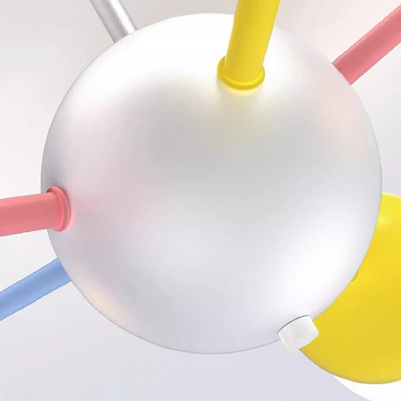 plafonnier happy planet led pour chambre d'enfant créatif et ludique - vue 7 sur 10