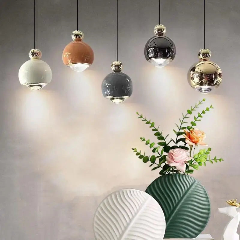 suspension led moderne en aluminium pour bar et restaurant - vue 2 sur 11