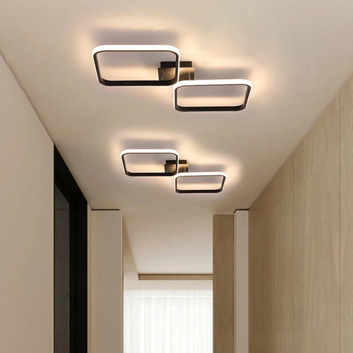 lustre led simple pour éclairage de plafond décoratif
