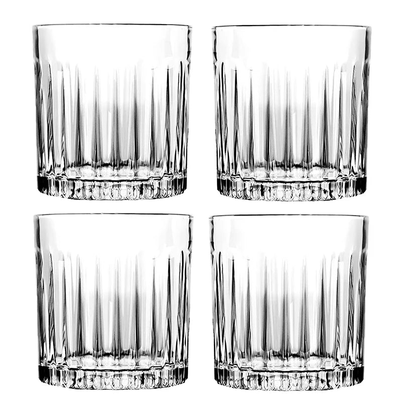 Lot de 4 verres whisky épais old fashioned - vue 2 sur 7
