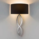 Wandleuchte Caserta Kreis Design aus Stoff für stilvolle Innendekoration