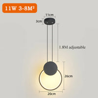 Suspension LED au design moderne