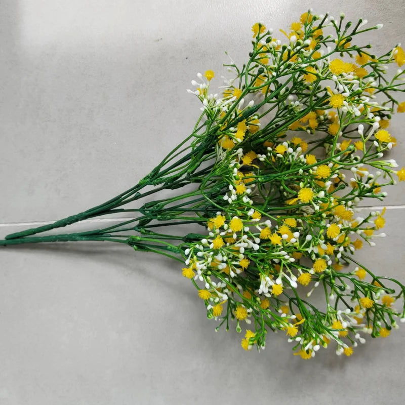 bouquets de gypsophile artificielle pour décoration intérieure et extérieure - vue 8 sur 15