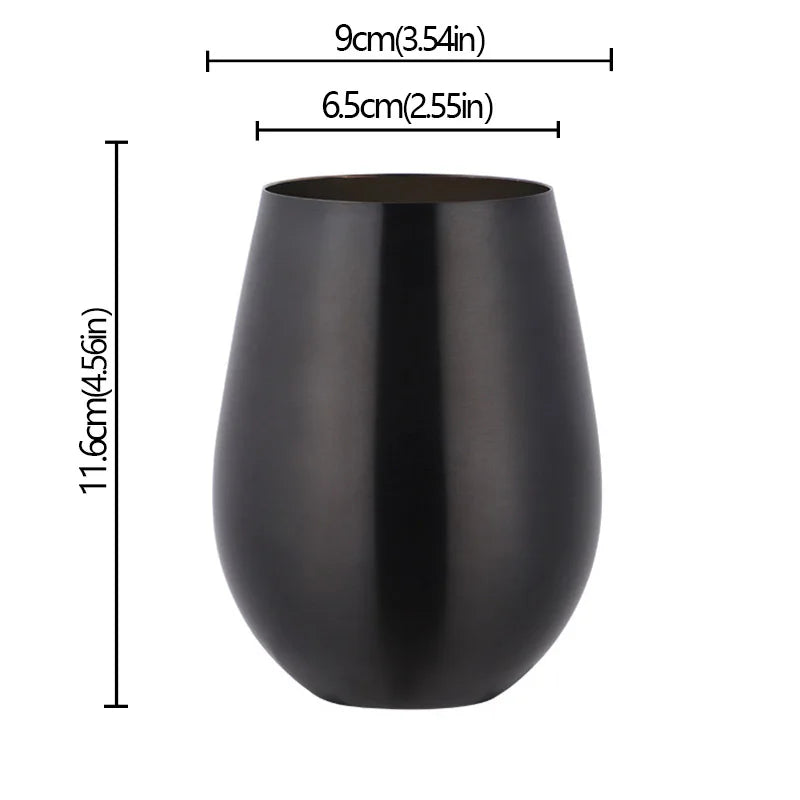 Verre inox titane 500ml style moderne bar