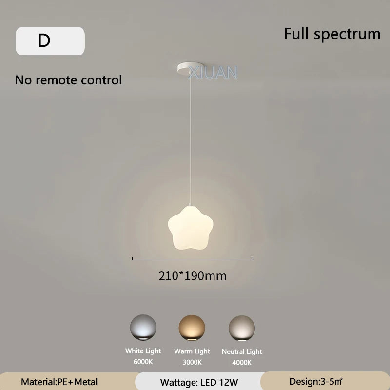 Kreative Mini-Pendelleuchte Sterne für Flur und Korridor - vue 8 sur 12