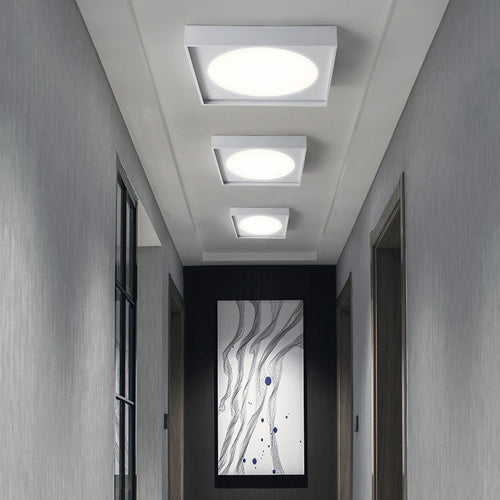 Moderne minimalistische LED-Deckenleuchte für die Wohnraumbeleuchtung - vue 6 sur 8