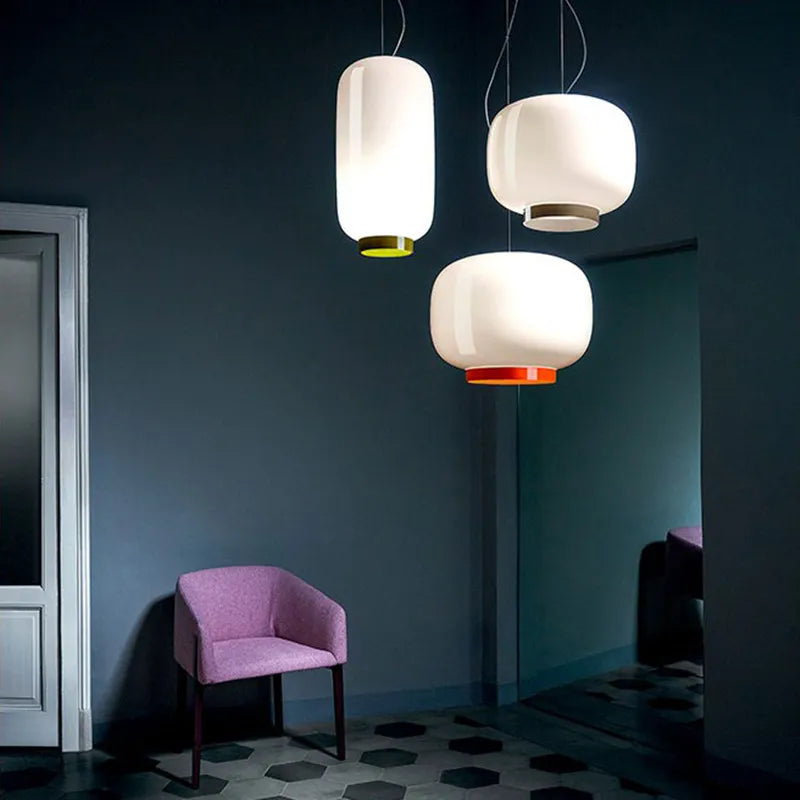 Suspension Chouchin en verre style italien design - vue 3 sur 12