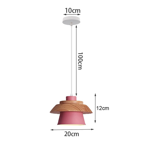 suspension nordique en aluminium rétro pour éclairage intérieur