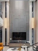 Moderne Wandleuchte aus Marmor und Kupfer für die Innendekoration