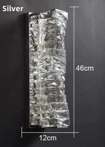 Moderne Kristall-Wandleuchte LED für den Innenbereich