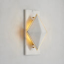 Moderne LED-Wandleuchte aus Marmor im Internet-Stil für Hotel und Café