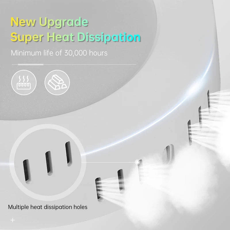 plafonnier led ultra fin panneau lumineux pour intérieur - vue 4 sur 12