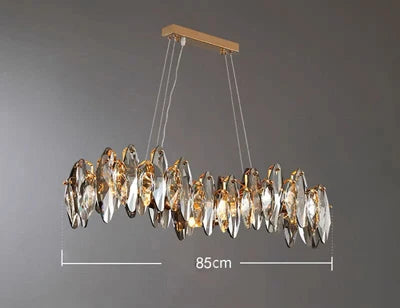 lustre vintage art déco en cristal pour éclairage intérieur - vue 8 sur 11