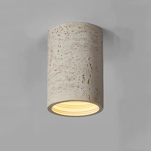 Wabi Sabi – LED-Spot aus rotem Zement - vue 3 sur 16