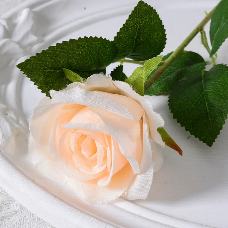 rose artificielle en soie pour décoration de mariage et événements - vue 14 sur 28