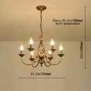 Lustre de ferme en bronze