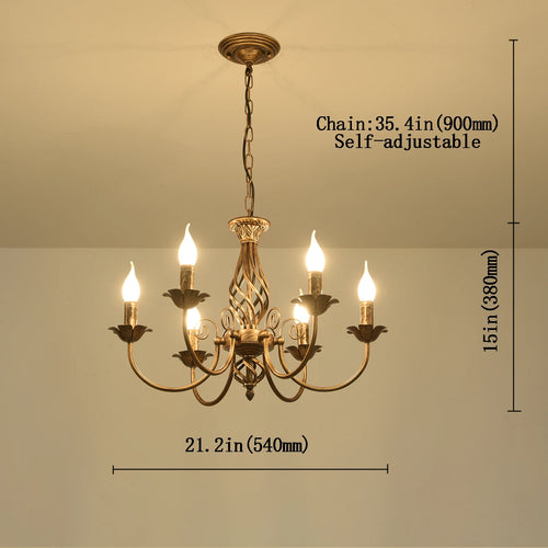 Lustre de ferme en bronze