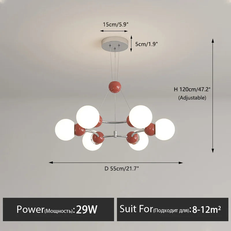 Moderne LED-Pendelleuchte für elegante Innendekoration - vue 17 sur 22