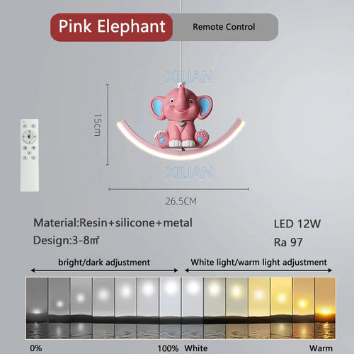 lampe suspendue déco licorne - vue 13 sur 14