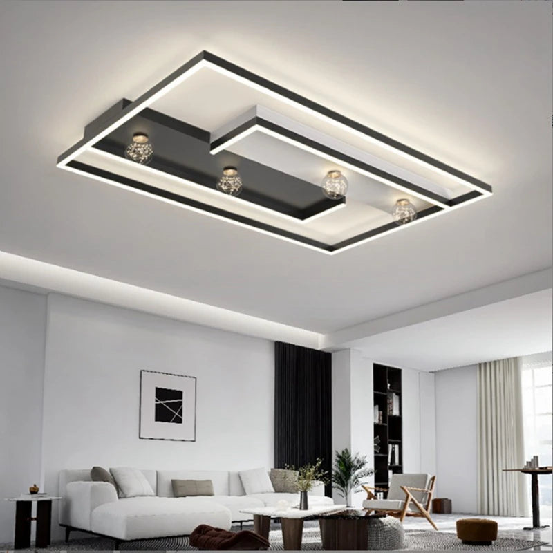 plafonnier led créatif style européen avec alexa décoration intérieure - vue 2 sur 9