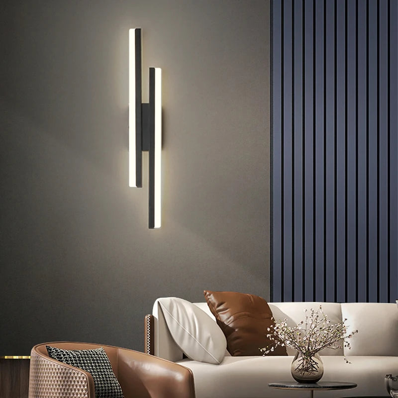 Applique murale longue bande design simple moderne nordique